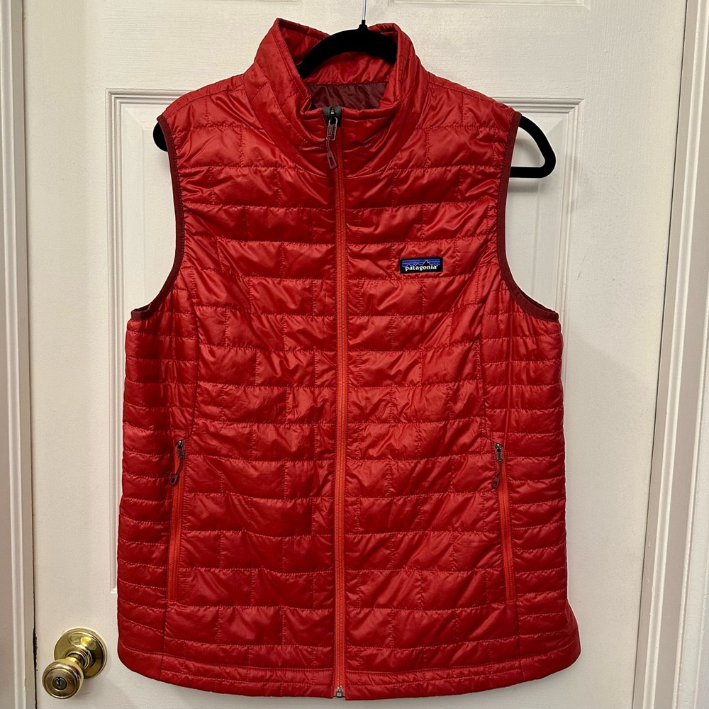 Patagonia Nano Puff Insulated Vest - Women’s; Red, XL